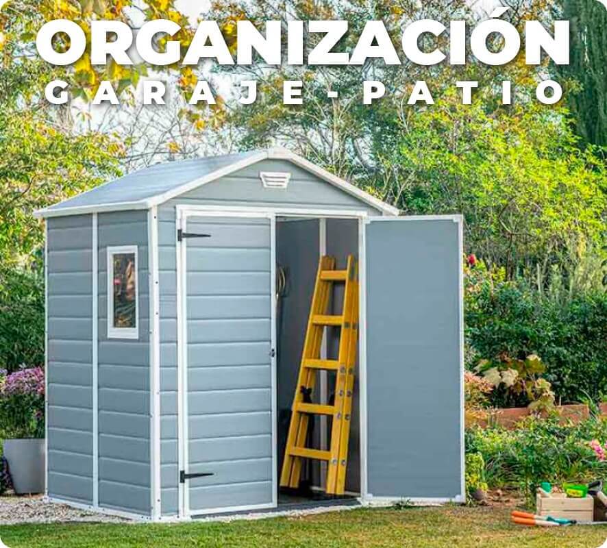 Organización garaje y patio