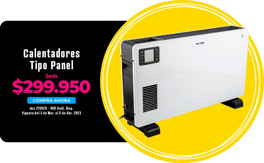 calentadores tipo panel