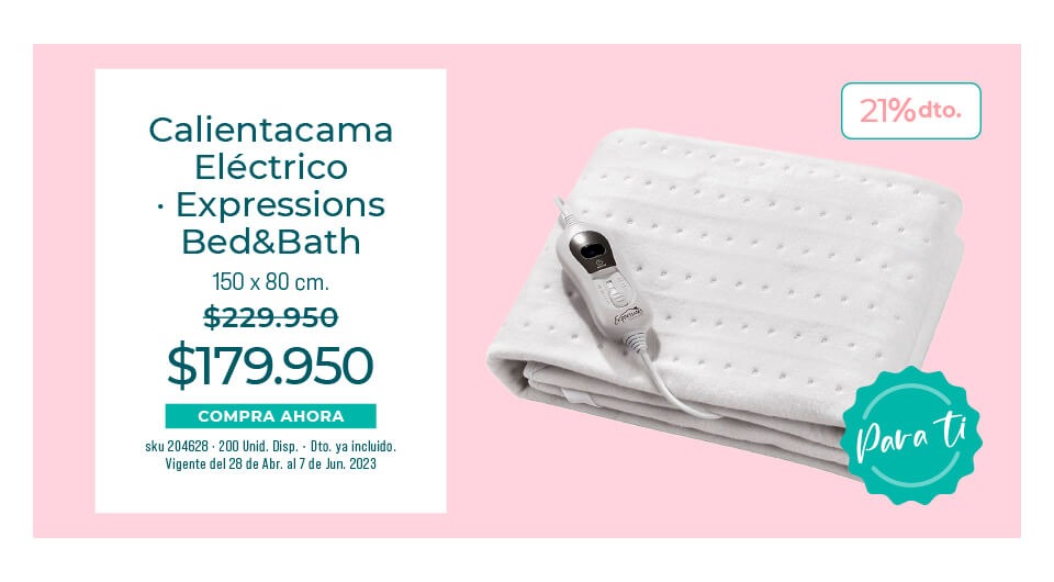 calientacama eléctrico