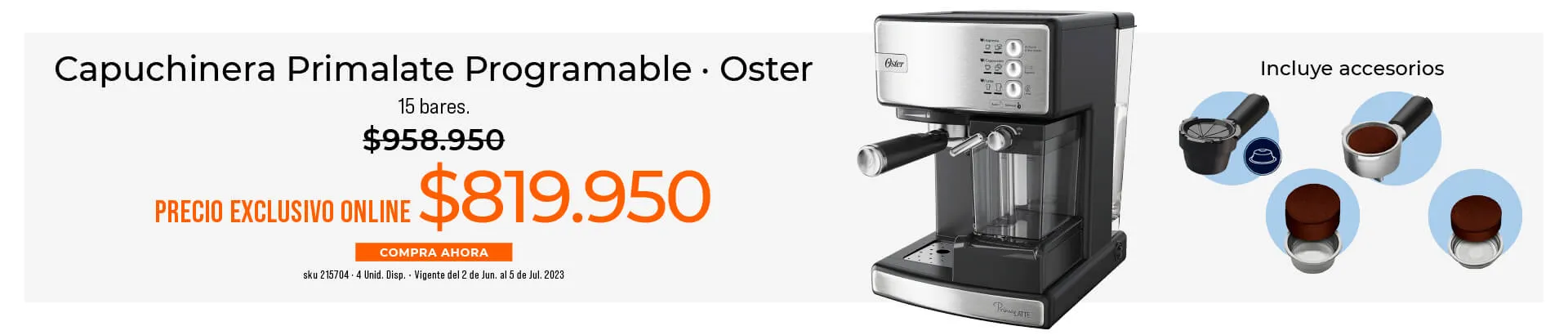 capuchinera primalate programable