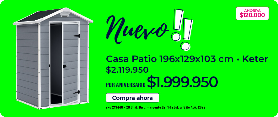 casa almacenamiento patio