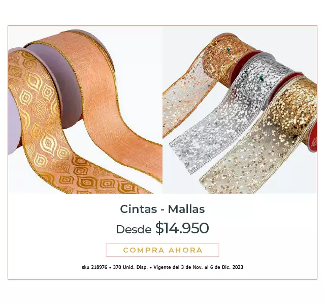 cintas mallas