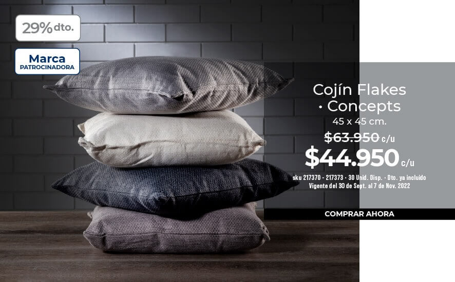 Cojín flakes