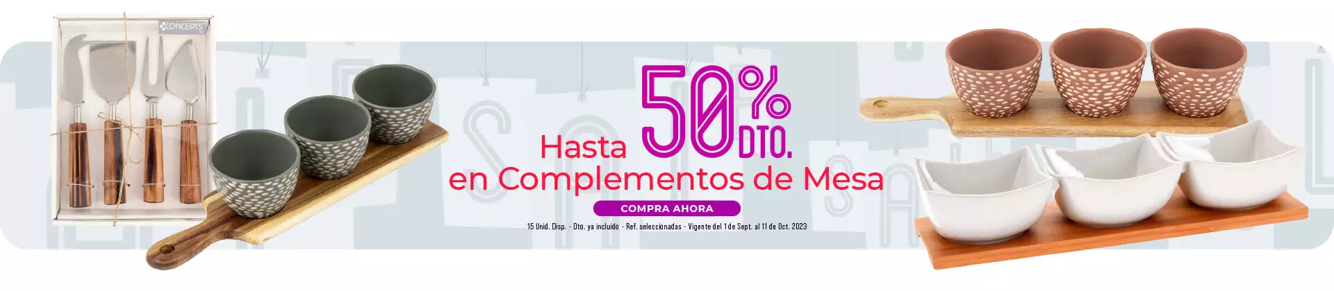 complementos de mesa