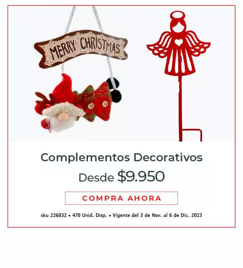 complementos decorativos