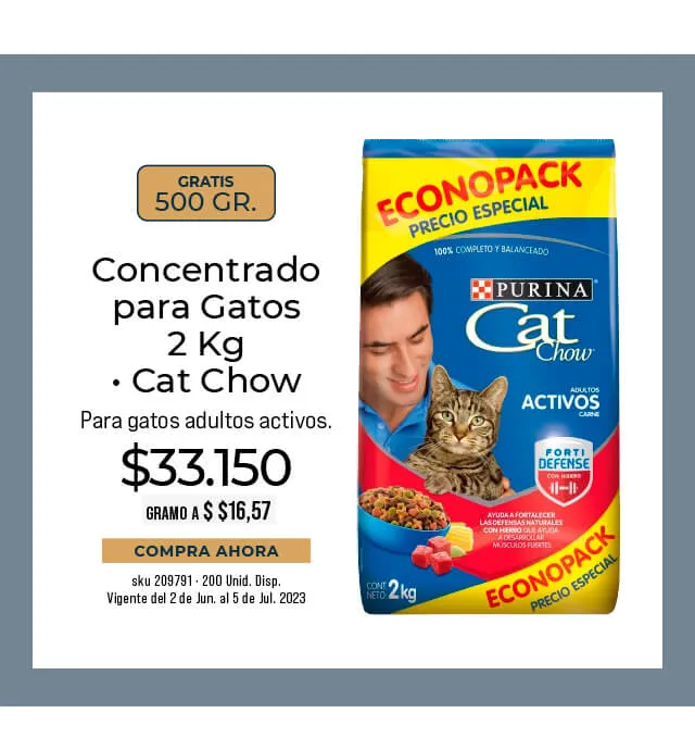 concentrado para gato