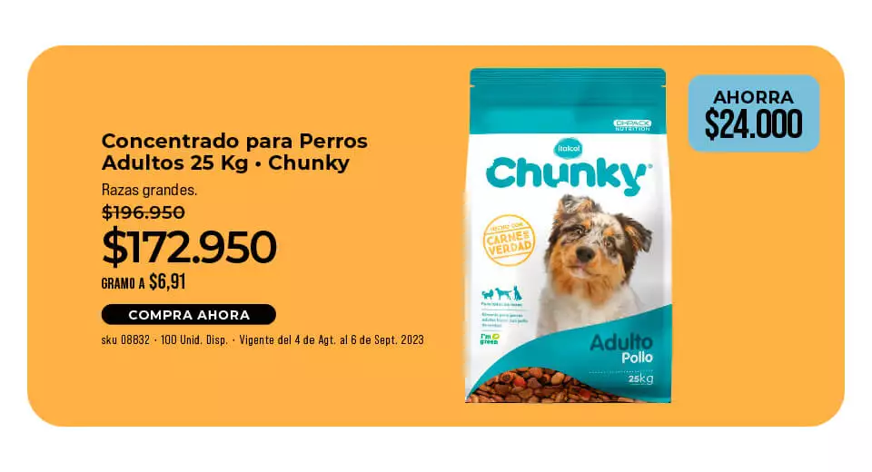 concentrado para perros