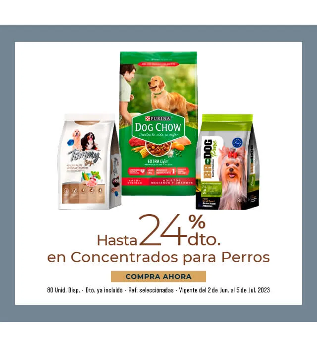 concentrado para perro