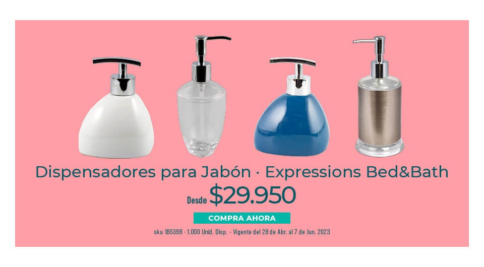 dispensadorres para jabón