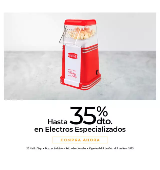 35% línea electro para cocina