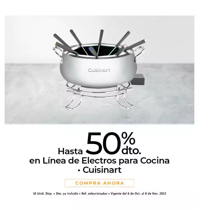 50% línea electro para cocina