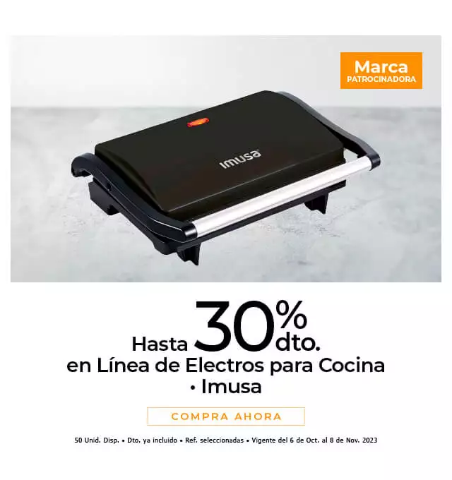 30% línea electro para cocina