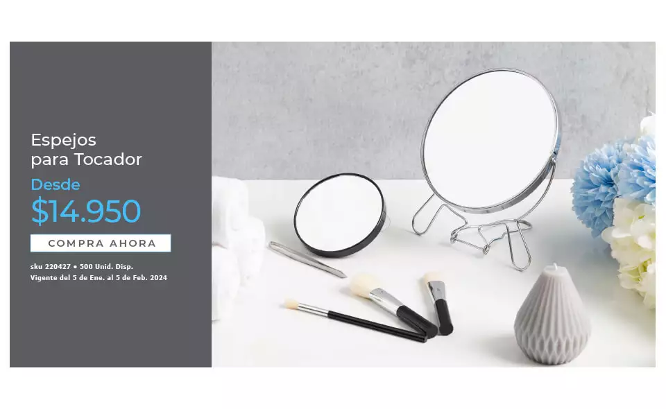 espejos para tocador