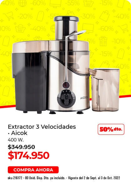 Extractor 3 velocidades