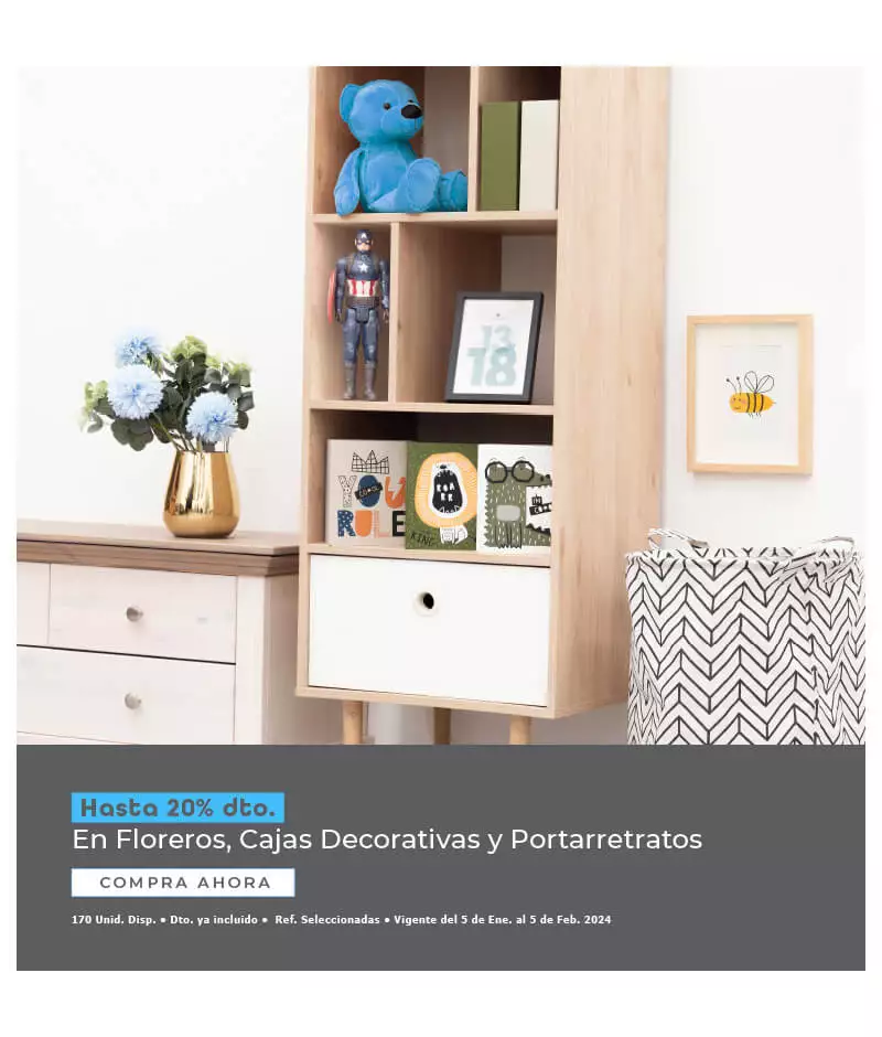 flores cajas decorativas y portarretratos