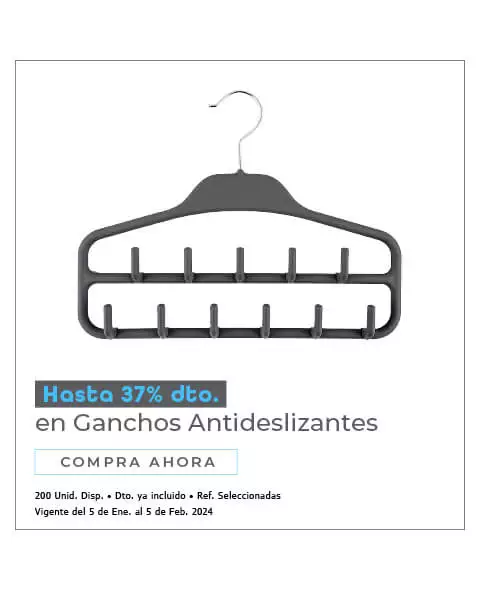 ganchos antideslizantes