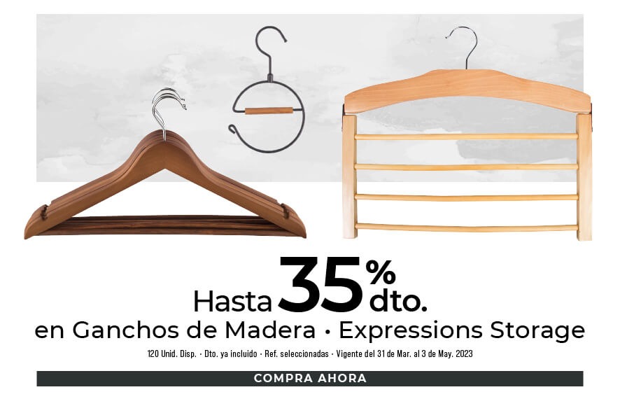 ganchos de madera