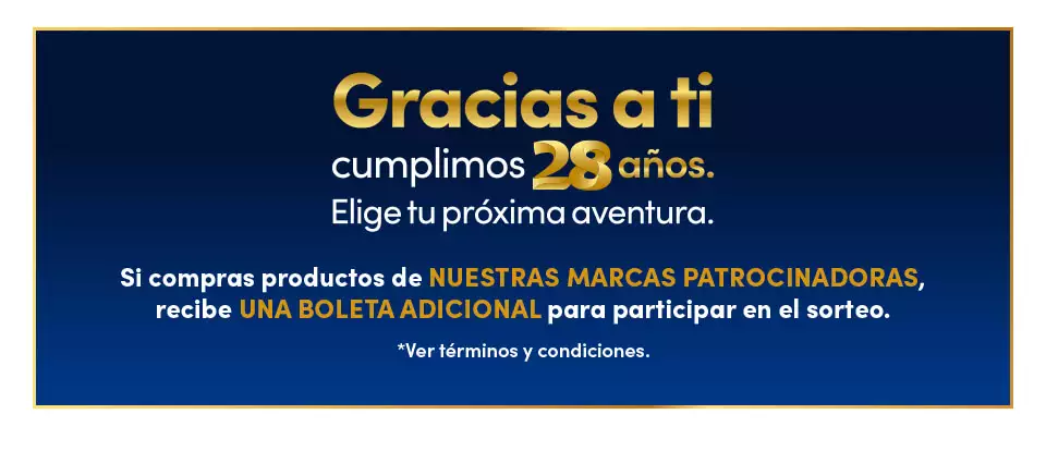 gracias a ti complimos 28 años