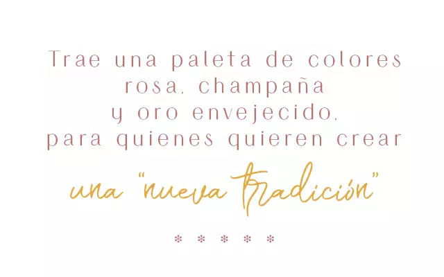 trae una paleta de colores rosa