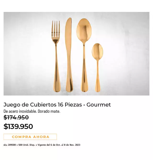 juego de cubiertos 16 piezas