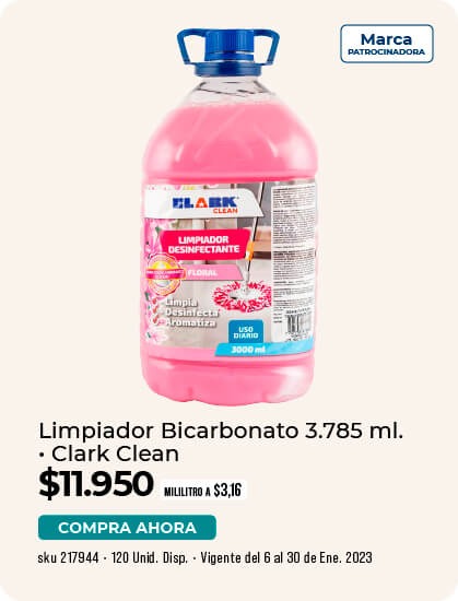 Limpiadro bicarbonaro
