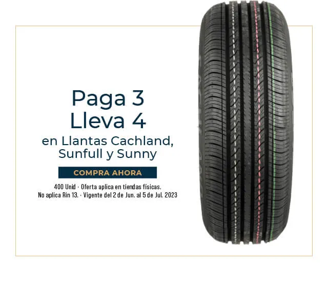 pague 3 lleve 4 en llntas