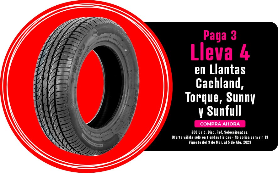 llantas cachland torque sunny sunfull