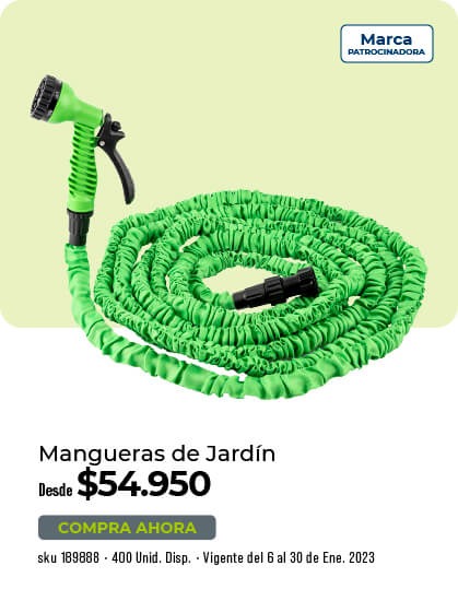 manguera de jardín