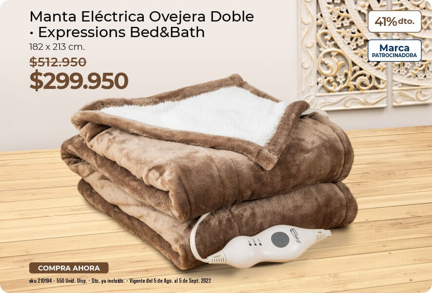 Manta leéctrica Ovejera Doble