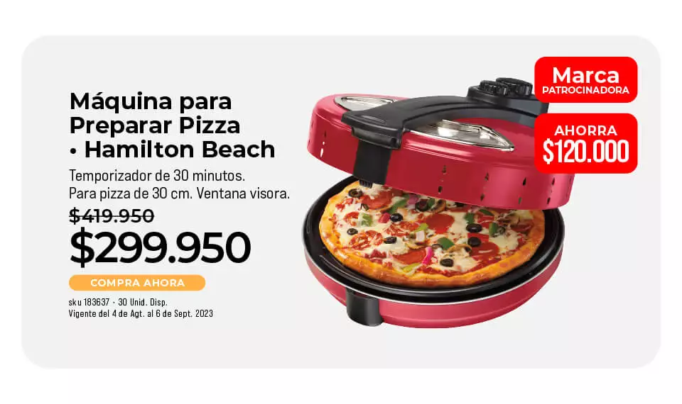 Máquina para pizza