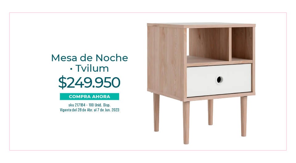 mesa de noche tvlium