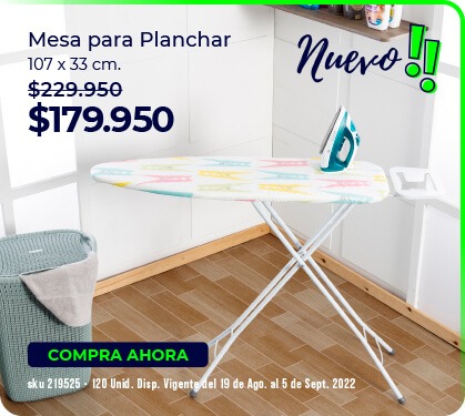 Mesa para planchar