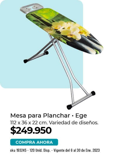 mesa para planchar ege