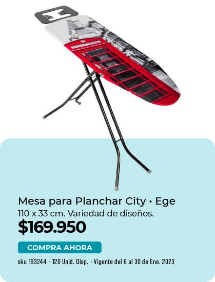 mesa para planchar city