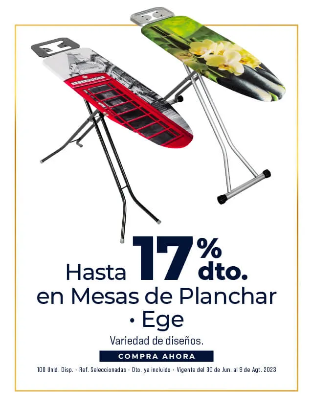 mesas de planchar
