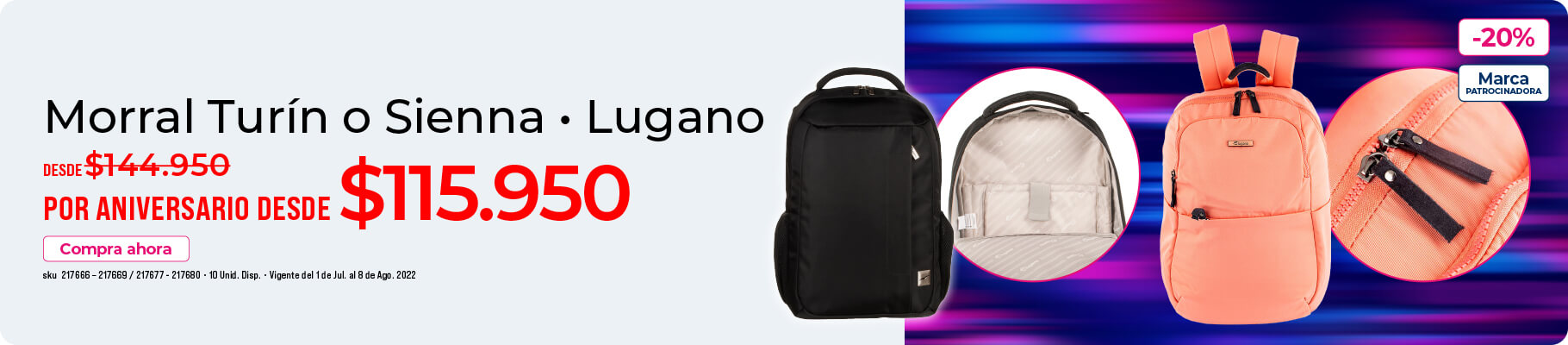 morral turin oferta sentry