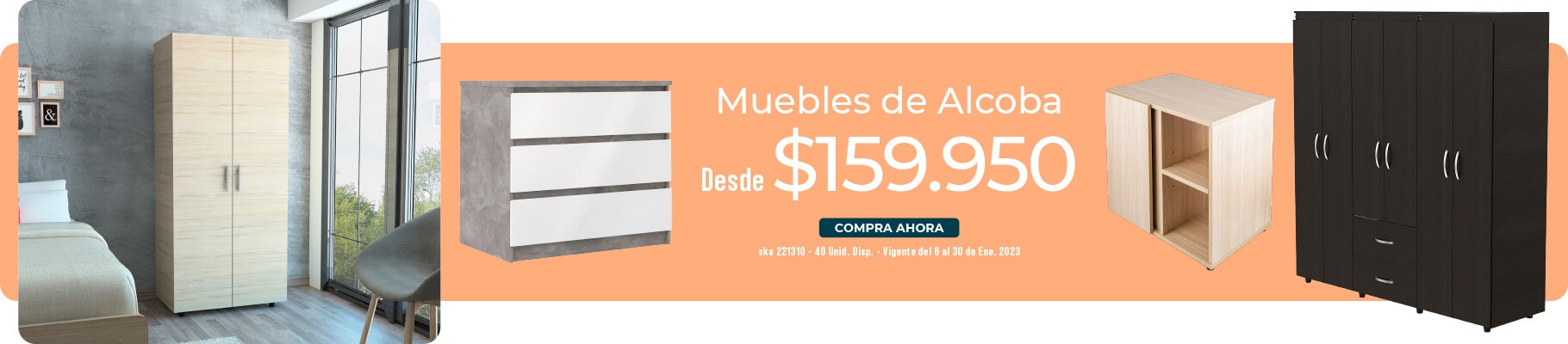 Muebles de alcoba
