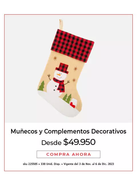 Muñecos y complementos decorativos