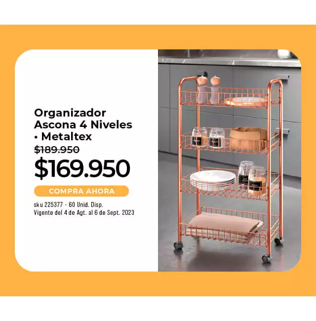 organizador ascona 4 niveles