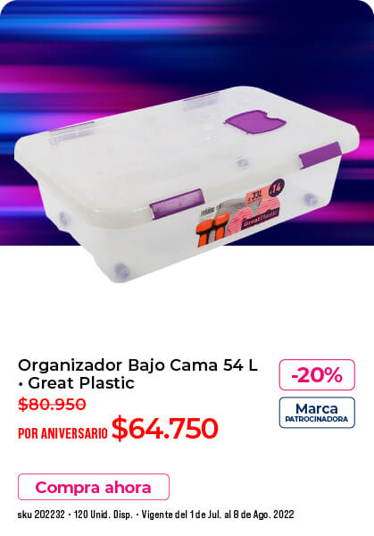 organizador bajo cama oferta sentry