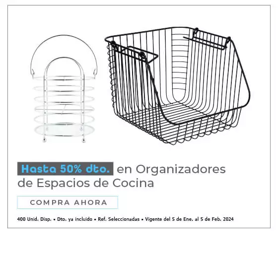 organizadores de espacios de cocina