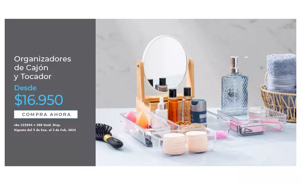 organizades de cajón y tocador