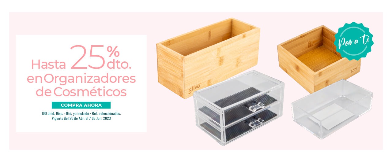 organizadores cosméticos