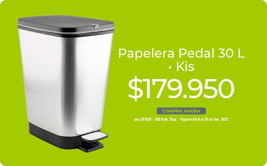 papelera pedal 30L