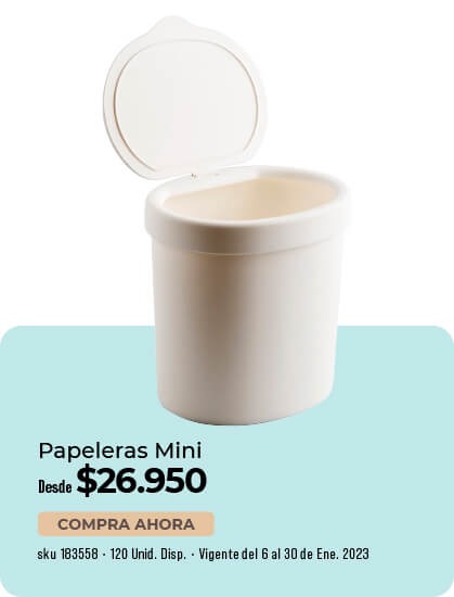 Papelera mini