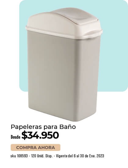 Papelera para baño