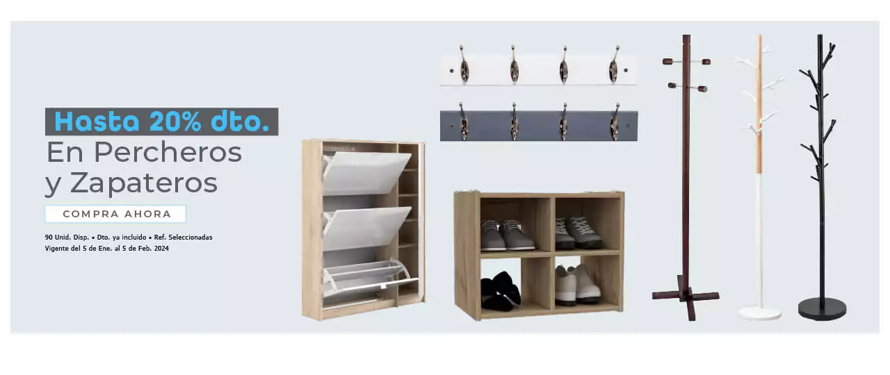 percheros y zapateros