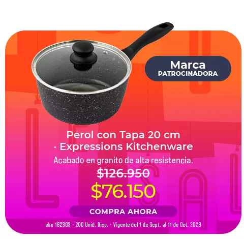 perol con tapa 20cm