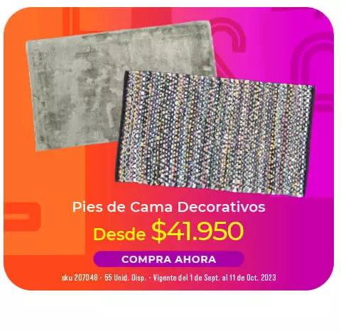 pies de cama decorativos
