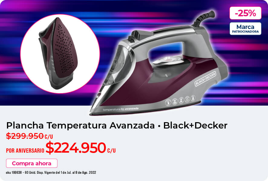 plancha black and decker oferta